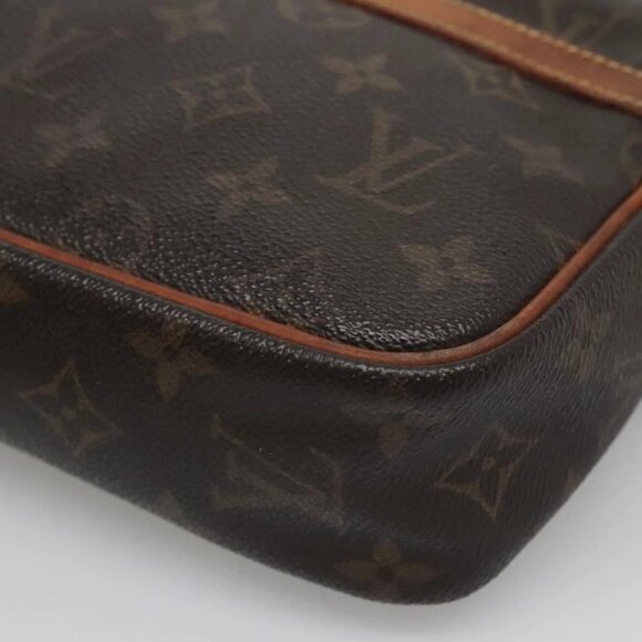 LOUIS VUITTON Monogram Compiegne 23 Clutch Bag M51847 LV Auth - Picture 11 of 16